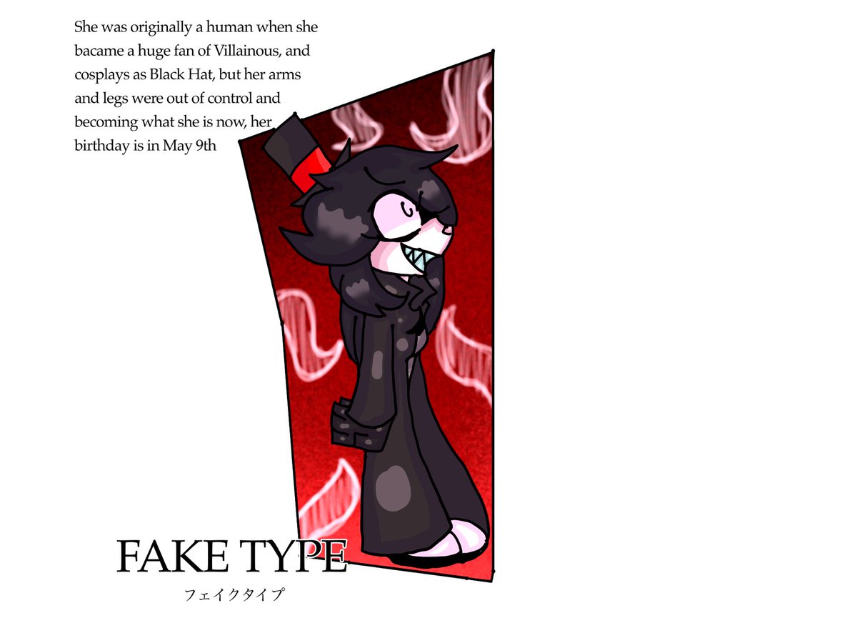 Black_Hatress66's tweet photo. Here are my characteristic! 3 more left to draw this Hallowe'en and i'll create a Fandom post!!😄🎩🖤✨💖
#FAKETYPE
#Ibispaint
#originalcharacters
#オリジナルキャラクター
#characteristic
#originalfandom https://t.co/WDK7QfEr7j