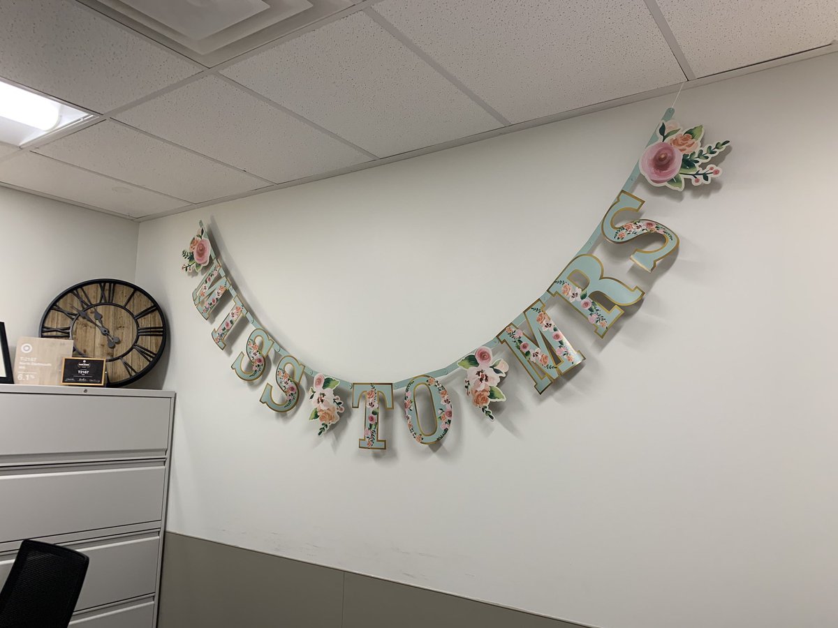 We were engaged this week! I came back to the sweetest set up from my team when I got back from my vacation! 🤩👰🏼🤵🏻 <a href="/ddaguanno1/">Dianna D’Aguanno</a> <a href="/DavePFromTarget/">Dave Pacheco</a> <a href="/Puneet_Math/">Puneet Mathur</a>