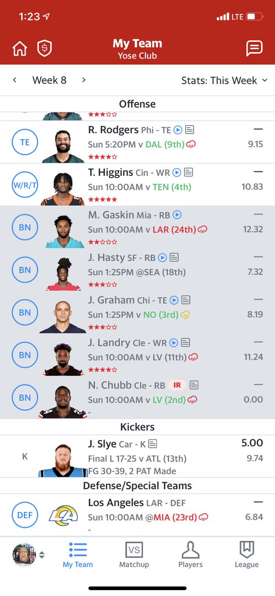 _jnededog619's tweet photo. Help! #setmylineup @NFLFantasy https://t.co/5yRkB89OtL