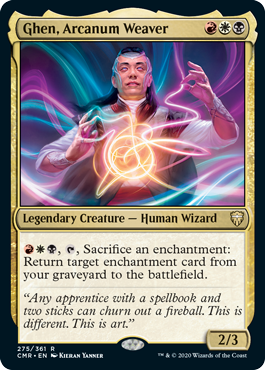 CMDRCentral's tweet photo. Finally the legendary Ghen, Arcanum Weaver, a Mardu wizard with an emphasis on recurring enchantments, with art by Kieran Yanner @kieranyanner #freepreviews https://t.co/rJ9rdGXGg1