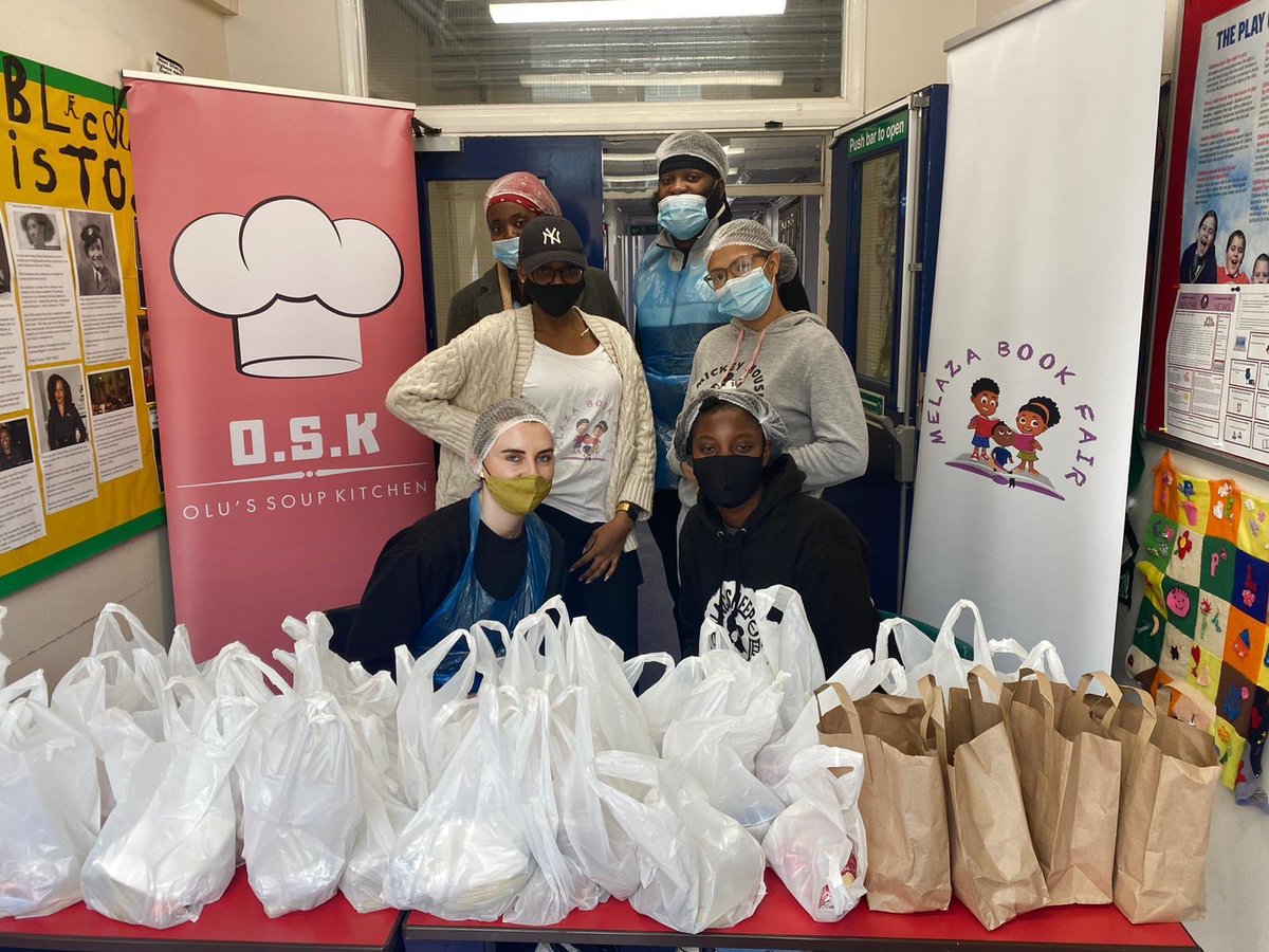 Thank you to <a href="/Oluwalinda_/">O L U W A L I N D A</a> <a href="/OluSoupKitchen/">OlusSoupKitchen</a> and <a href="/MelinaKazadi/">Melina</a> for providing free meals to families all week! Community spirit at its very best!