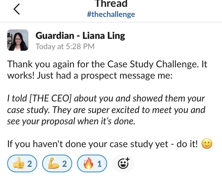 The best part of our day is seeing our members succeed!! 

BIG thank you to the amazing <a href="/LianaLing/">Liana Ling</a> for sharing her story. 

Join Pro League, do challenges get more clients. #BeLikeLiana 🚀🚀🚀