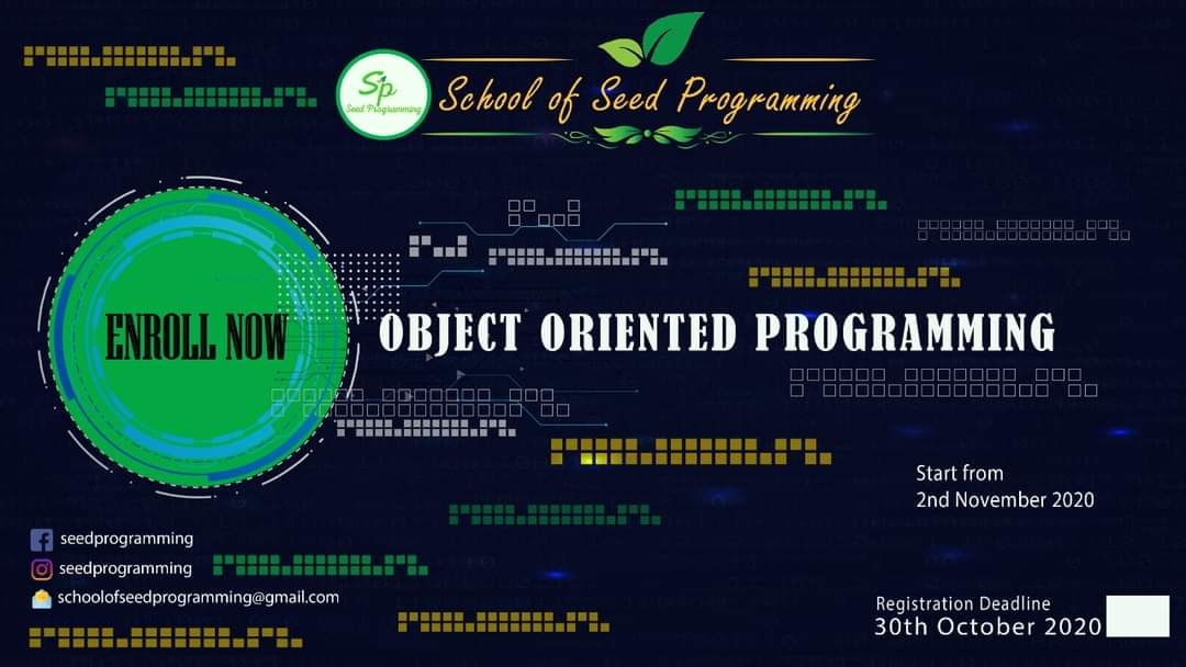 SeedProgramming's tweet photo. Object Oriented Programming
Starting from 2nd Nov 🗓️
Limited seats Left
Register now👉 https://t.co/wBBvKq02cU
Detail outline
https://t.co/PKXqxLYKQ7
#seedprogramming
#objectorientedprogramming
#cplusplus
#coding
#programmer https://t.co/jZne1SsTNh