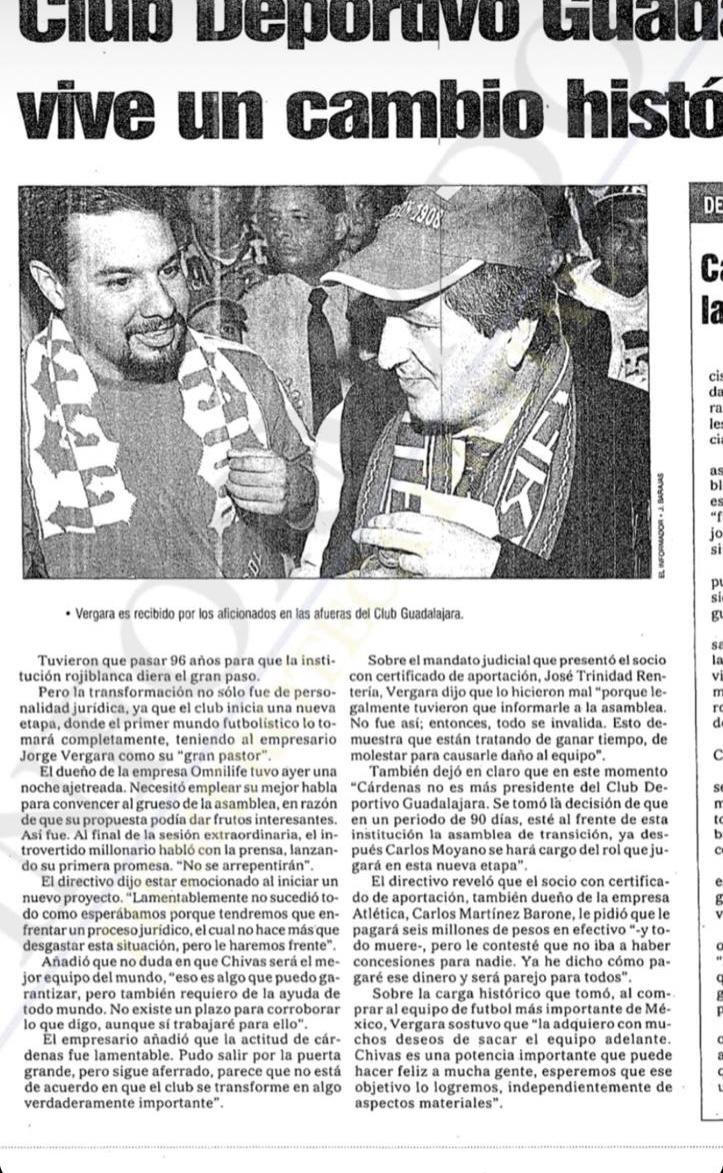 Amauryvz's tweet photo. Hoy se cumplen 18 años de una nueva era en @Chivas, con el mismo compromiso inicial, ser los mejores. https://t.co/ulTzUGJ7ei