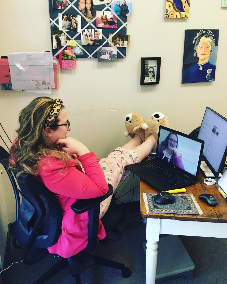 RosalYade's tweet photo. Dr.Rosal Etches- This front line worker has been dreaming of going to work this way for months! But my assistant upon seeing me this am, thought I was so tired I came to work in my pjs! #frontlineheroes #activitymanager @AngiePoirier @VeraEtches @JimWatsonOttawa @JustinTrudeau https://t.co/8hCYvbLVUo