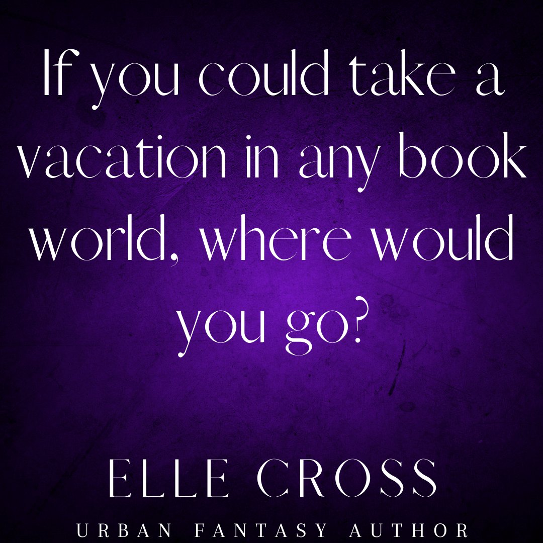 If you could take a vacation in any book world, where would you go?

#BookishQuestions #Vacations #AmReading #GettingtoKnowYou