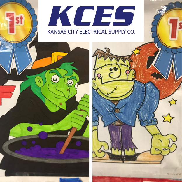 KCESUPPLY's tweet photo. Congrats to our coloring contest winners, Kaitryn (Witch) and Kinlee (Frankenstein), as voted on by our KCES employees. They both win a $50 gift card to Bass Pro! Thanks to everyone who participated in this fun event! https://t.co/raIFQNGLoK
