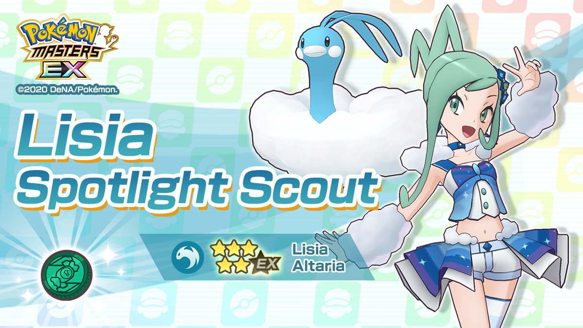 Pokémon Masters EX - Story Event Gather Up! Dream Duo! / Lisia and Dawn  Seasonal Scouts 