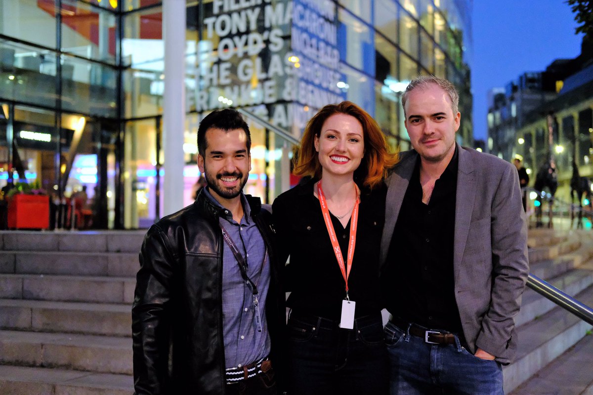 As this week marks two years since our debut feature #solis was released, here’s my favourite pic from the premiere at <a href="/edfilmfest/">Edinburgh International Film Festival</a> of (myself, #producer #CharletteKilby and #MusicComposer <a href="/DStoneHamilton/">David Stone Hamilton</a> 

<a href="/GoldfinchEnt/">Goldfinch</a> #solismovie #netflix #indiefilm #filmmaking #strathiefilm