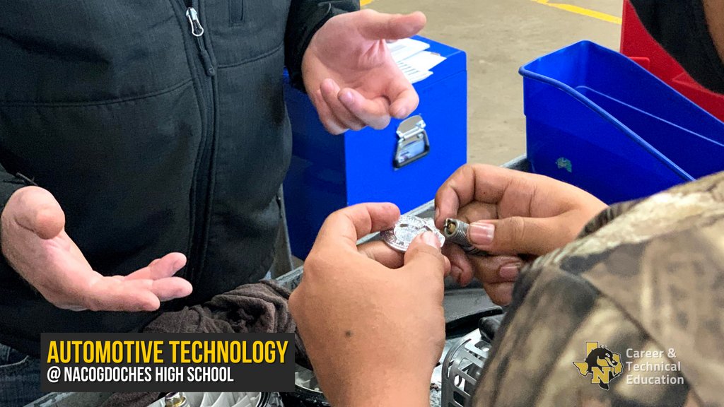 NacISD_CTE's tweet photo. Automotive 1 students have been disassembling lawnmower engines to identify parts and the inner workings of a small engine. This week they began reassembling these engines by reading and referencing  engine operator and parts manuals. #NacCTE https://t.co/dCPOoQWXTl