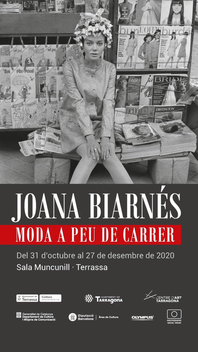 Silviaomedes's tweet photo. Portes obertes a partir de demà a les mostres “Joana Biarnés, moda a peu de carrer” i “Viatge a un arxiu” d’Imma Cortés a la Sala Muncunill de #terrassa gràcies a @TerrassaV @TGNcultura exposicions que posen en valor el llegat de la primera fotoperiodista i la seva descoberta! https://t.co/Qde09lGSL9