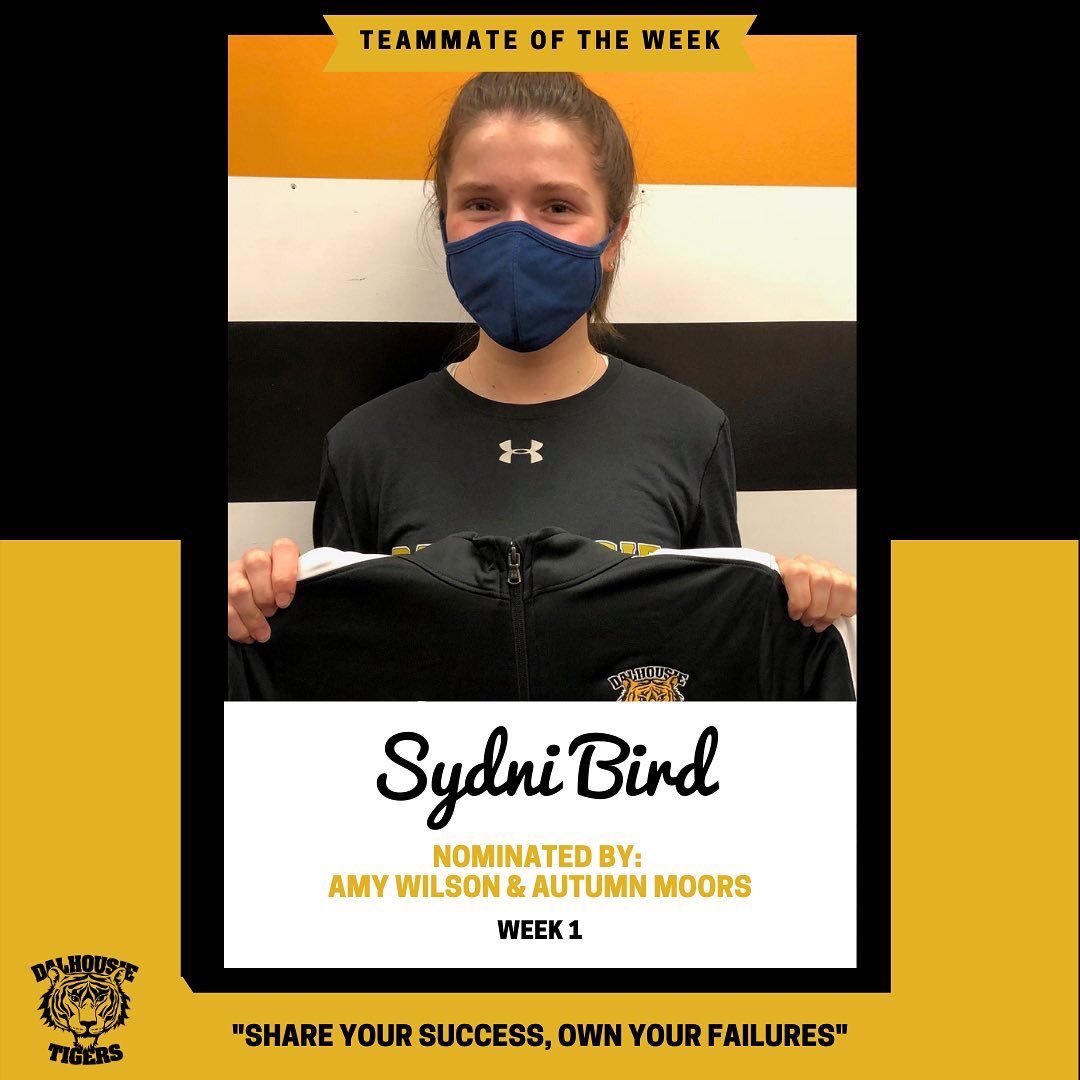 WinnipegIceAAA's tweet photo. Congrats to ICE alum @sydni_bird on earning the @DalTigers teammate of the week! 

Syd is being recognized for her great work ethic and positive attitude! 

Way to go Syd! https://t.co/AZNq0nhdnH
