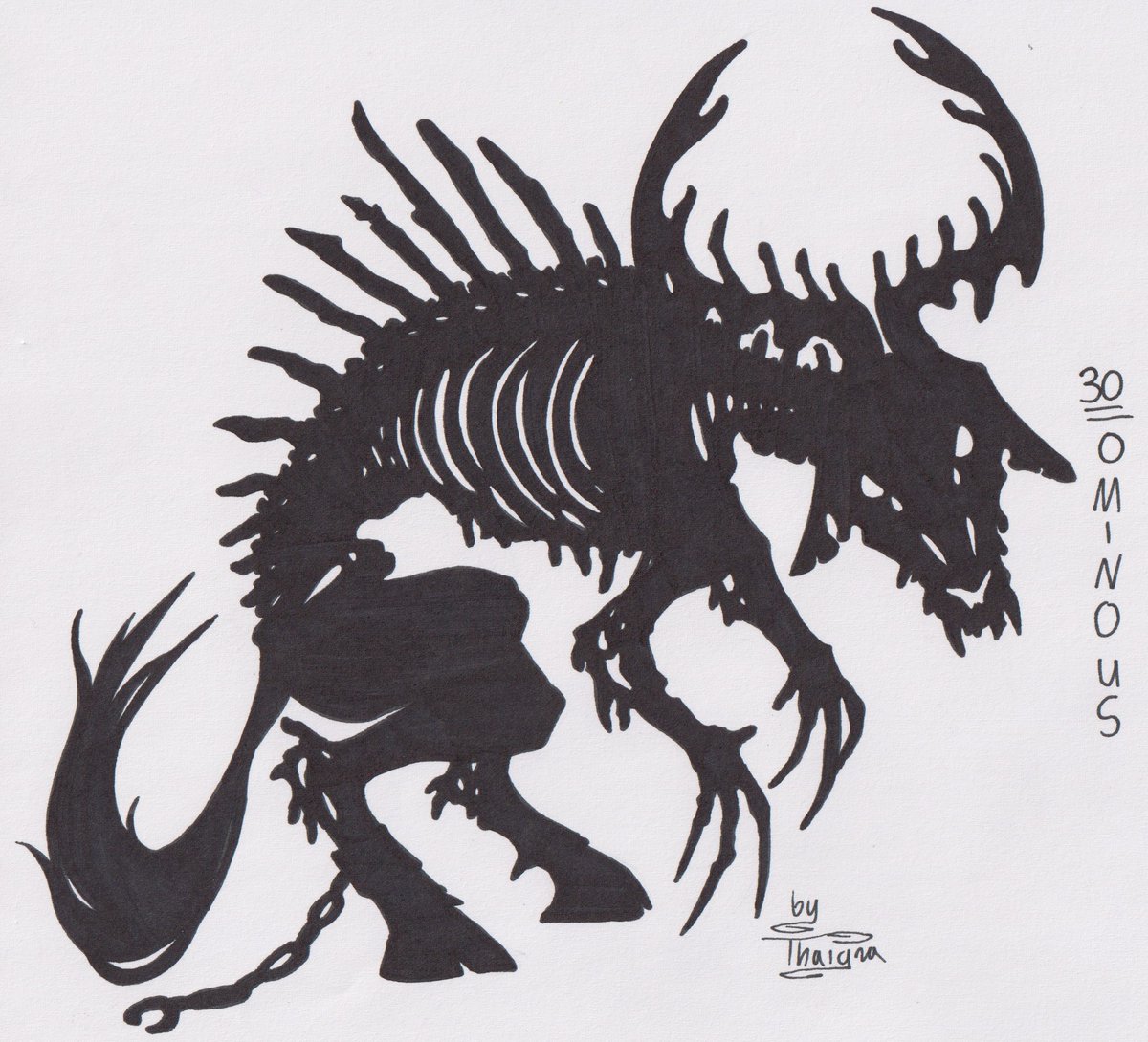 ThaigraForRealz's tweet photo. Day 30 of #inktober2020 !
Time for spooks :D
#Inktober https://t.co/ZaseDRqsSt