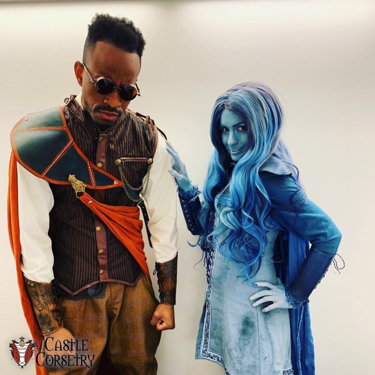 LSLCouturier's tweet photo. What I really love about @DNDWizards is your ability to totally transform yourself into another being and character. 

You'll see the ghostly apparition of @feliciaday with @malik4play followed by a NPC #MirttheMoneylender featured in #StreamofManyEyes https://t.co/gNBXpBLPTE