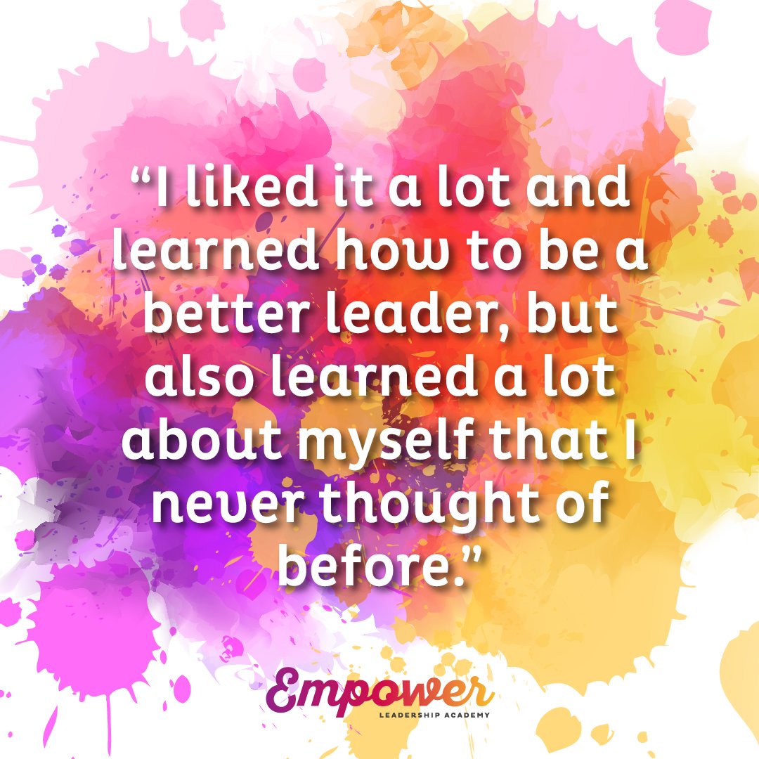 EmpowerGirlAcad's tweet photo. Every girl has the ability to lead! ⭐️  By discovering their own strengths and values, girls develop leadership skills that can be used across any setting. #empoweryouth #testimonials #youthdevelopment #leadership https://t.co/CukY9iagDY