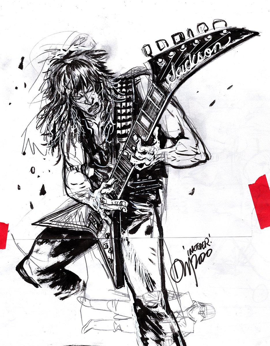 Randy Rhoads for #rocktober #Inktober  #inktober2020 