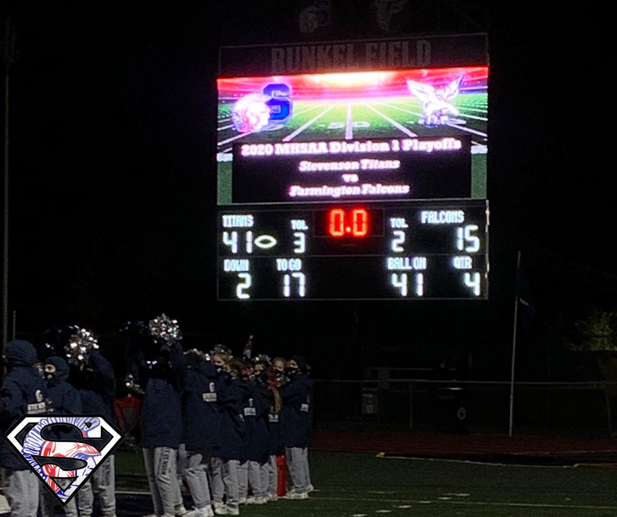 StevensonCheer1's tweet photo. Onto District Semi Finals next week with @SHSTitansfball !!
💙📣🤍🏈❤️ https://t.co/1bXP2jppDS