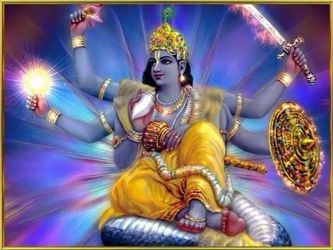 Gada was a mighty and much dreaded Asura but he was also known for charity. Vishnu disguised himself as a Brahmin and approached Gada. He requested Gada to lend his own bones to him to make a weapon. Gada,readily, agreed and Vishnu made one of the fiercest weapon from his bones.