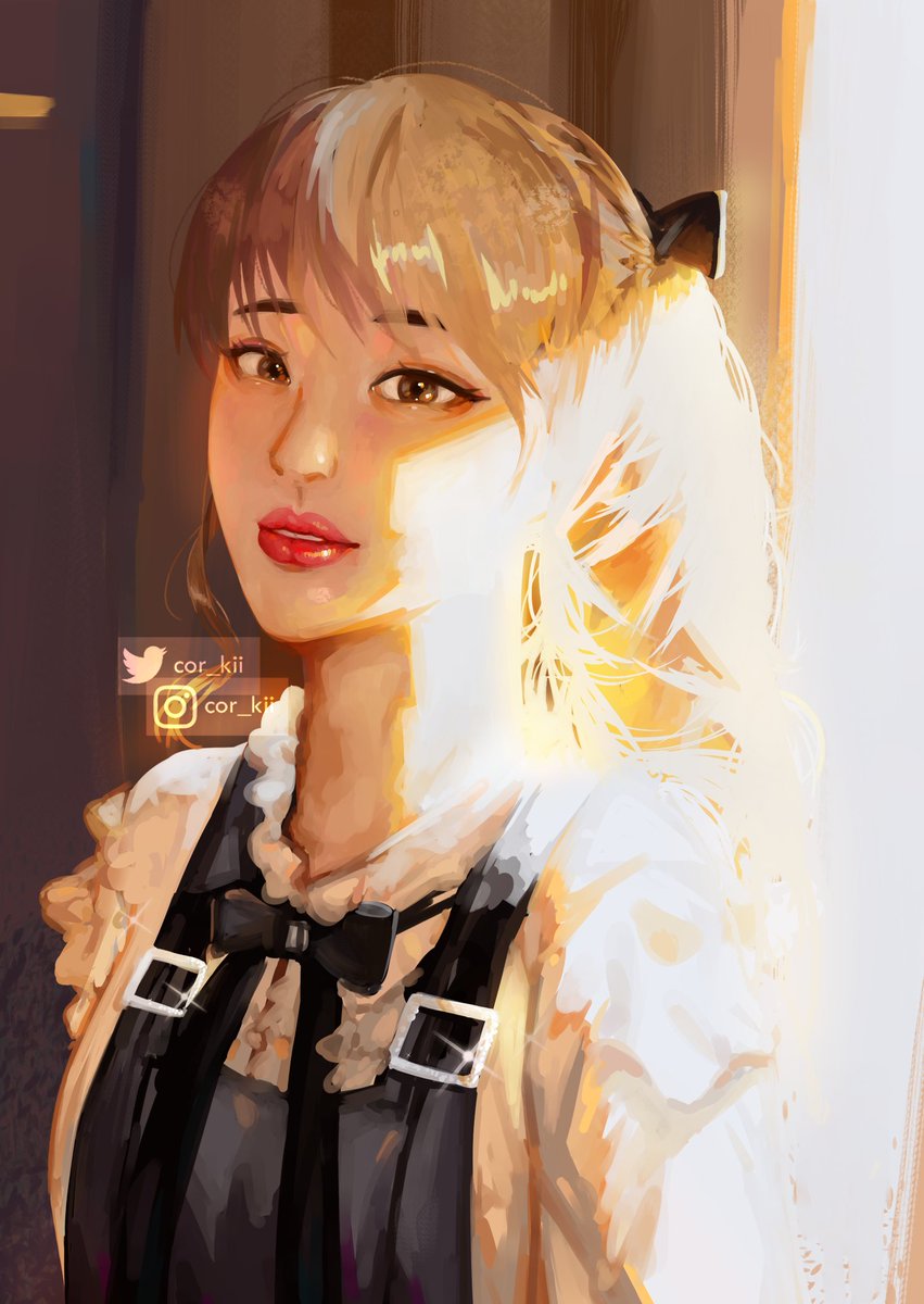 An Art Trade Of Chuu From Loona With Mah のイラスト