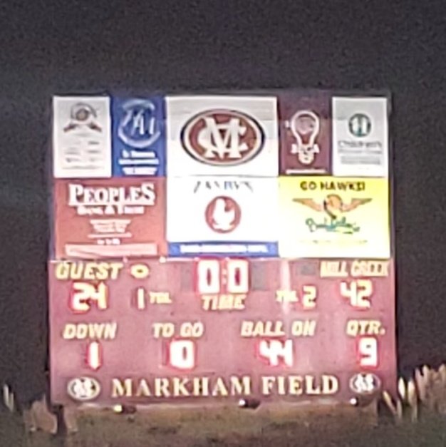 MCFootballCoach's tweet photo. FINAL:

Mill Creek 42
Mountain View 24.

The Hawks move to 3-4 on the season and will play at home next week against Newton. #iMpaCt https://t.co/GY8QyoMwtb