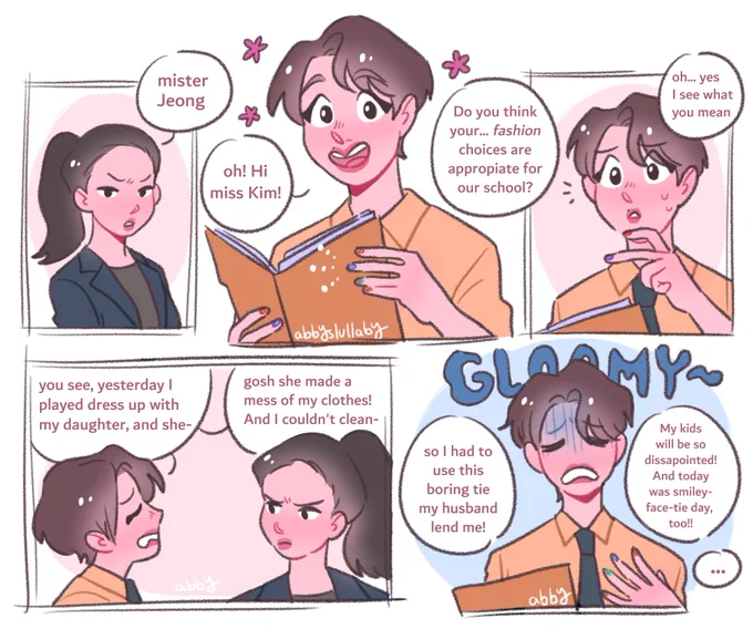 the adventures of teacher hoseok and his family ✨ #hopekook #comic #btsfanart 