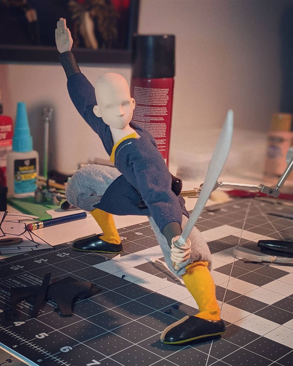 KungFuDork's tweet image. New #puppet! Almost ready for #animation. Having fun trying to improve my fabrication skills. Looking forward to bringing him to life. #shaolinmonk #kungfu #shaolin #stopmotion #animator #animatorlife #NC2LA2NC #stopmotionanimation #3Dprinting