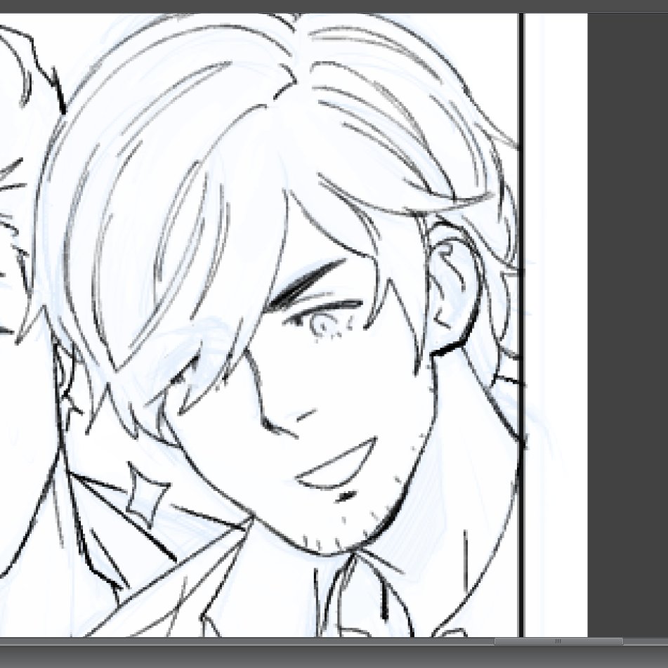 Attempting doing the lineart it actually looks nice ? https://t.co/JxVBcb2gKG 