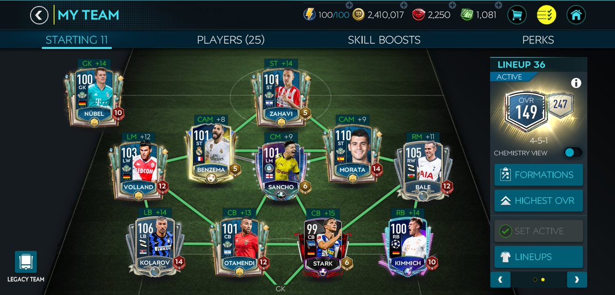 VeryYes_OmerS's tweet photo. @GabrielMendy14 @EAFIFAMOBILE I'm using it in that match still not even close to win https://t.co/LG5aZ1pg7f