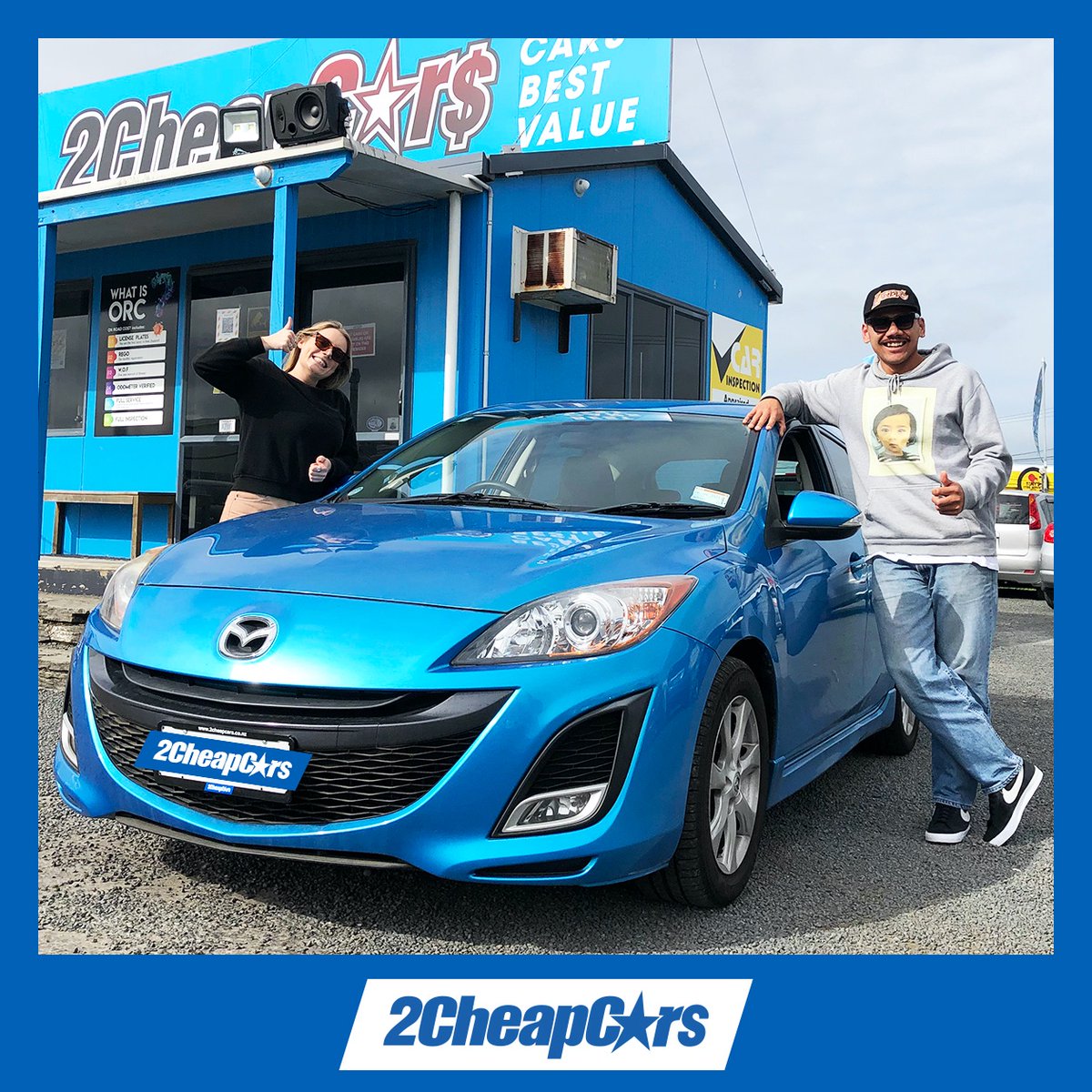2CheapCars's tweet photo. Thanks for buying your new cars from 2 Cheap Cars! Mazda Axela from $7,974+orc or from $34.63 weekly! 

View all cars at https://t.co/qqqVa8O2Ja

See us for finance! We can help with bad credit, work visa, and learner License! Buy now pay in 6 months!*

*T&amp;Cs apply https://t.co/U4DnRIpeTB