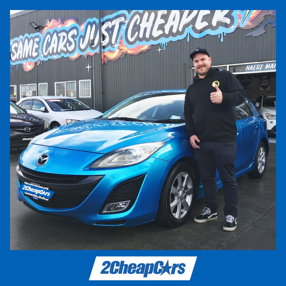 2CheapCars's tweet photo. Thanks for buying your new cars from 2 Cheap Cars! Mazda Axela from $7,974+orc or from $34.63 weekly! 

View all cars at https://t.co/qqqVa8O2Ja

See us for finance! We can help with bad credit, work visa, and learner License! Buy now pay in 6 months!*

*T&amp;Cs apply https://t.co/U4DnRIpeTB