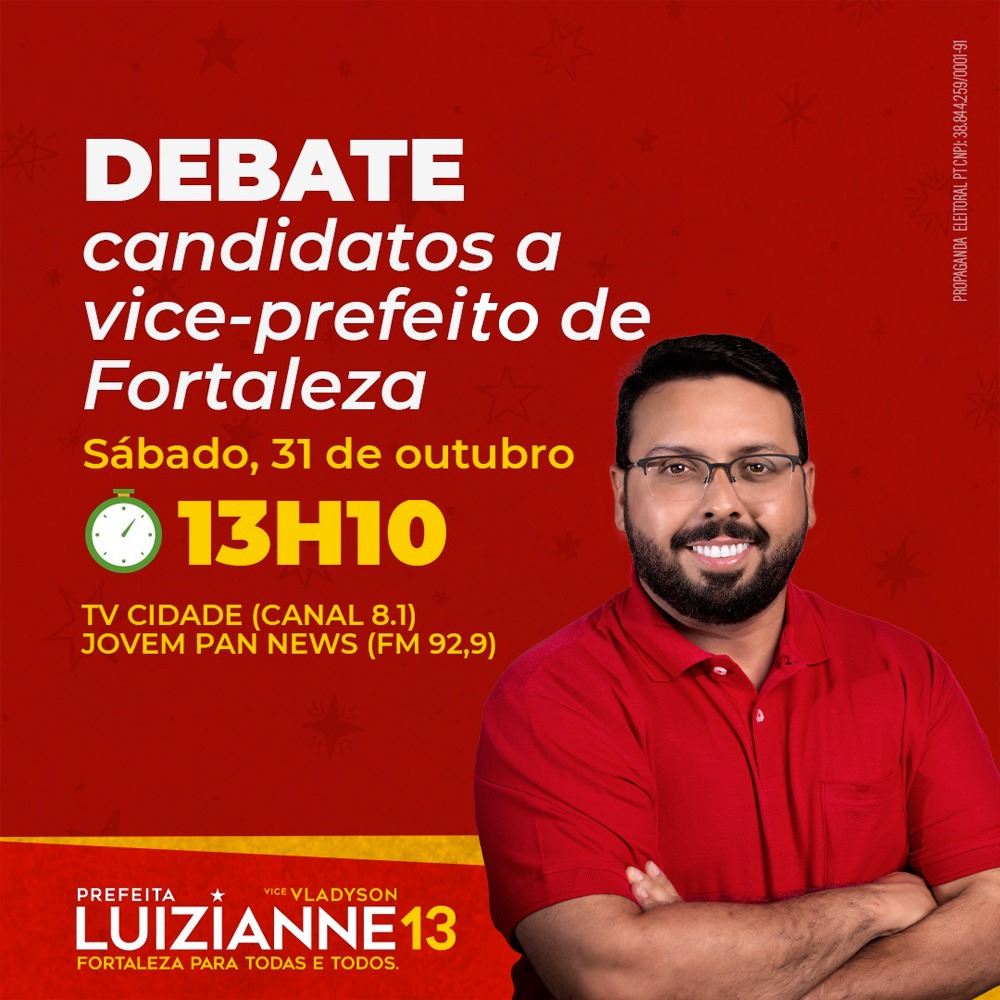 Vladyson's tweet photo. Não perca! Vamos debater nosso projeto para uma Fortaleza de todas e todos!
#loratocontigo #voltalora #vote13 #luizianne #vladyson #fortalezadetodos https://t.co/M7qRmsObYy