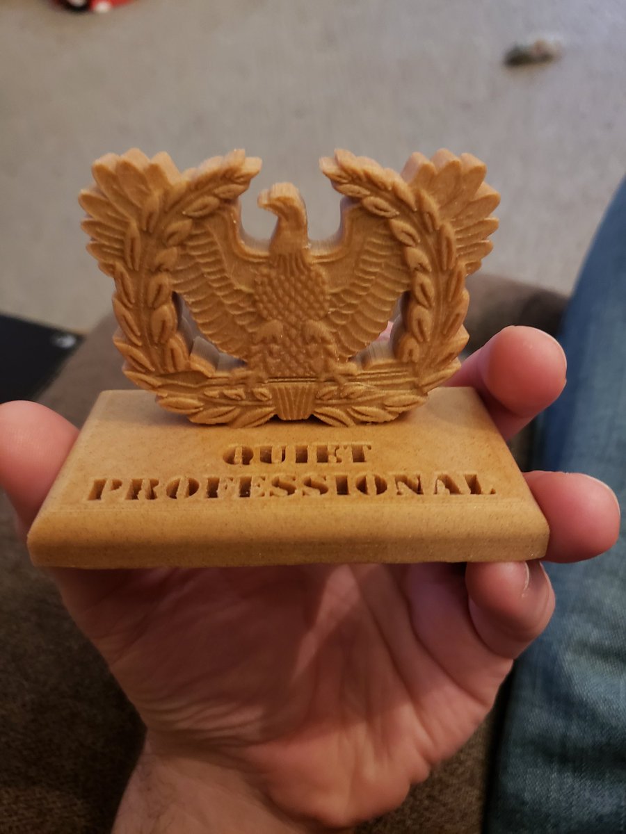 the3DMouse's tweet photo. @Proto_pasta love the #Honey color its the perfect #warrantofficer color #army #warrant #whatdidchiefsay https://t.co/EFnp7m32k2