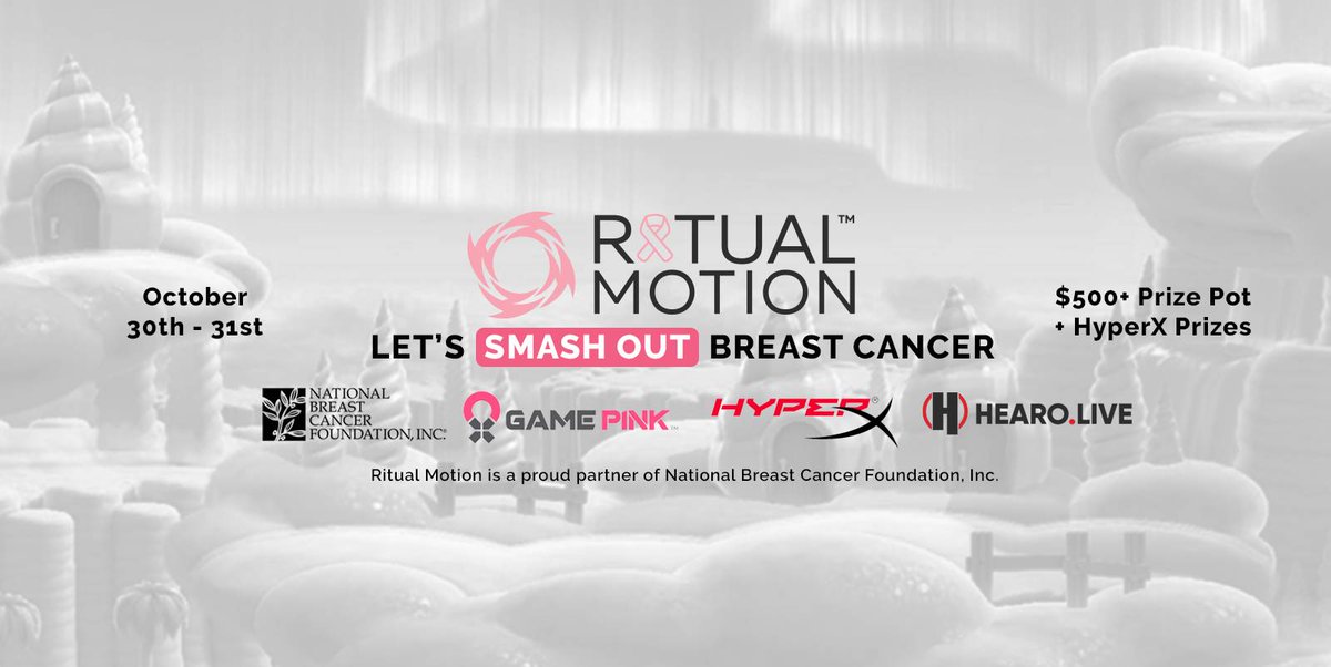 hearo_live's tweet photo. NOW: ๐ top players battle for prizes tonight at #SmashOutBreastCancer ๐ฎ hosted by @RITUAL_MOTION. Join their exclusive #watchparty powered by Hearo
โก๏ธ https://t.co/aYsfDbaUHS. Grab your friends. It's time for some #MultiplayerTV.
#SmashBrosUltimate #breastcancerawareness https://t.co/Fpoa5SXzid