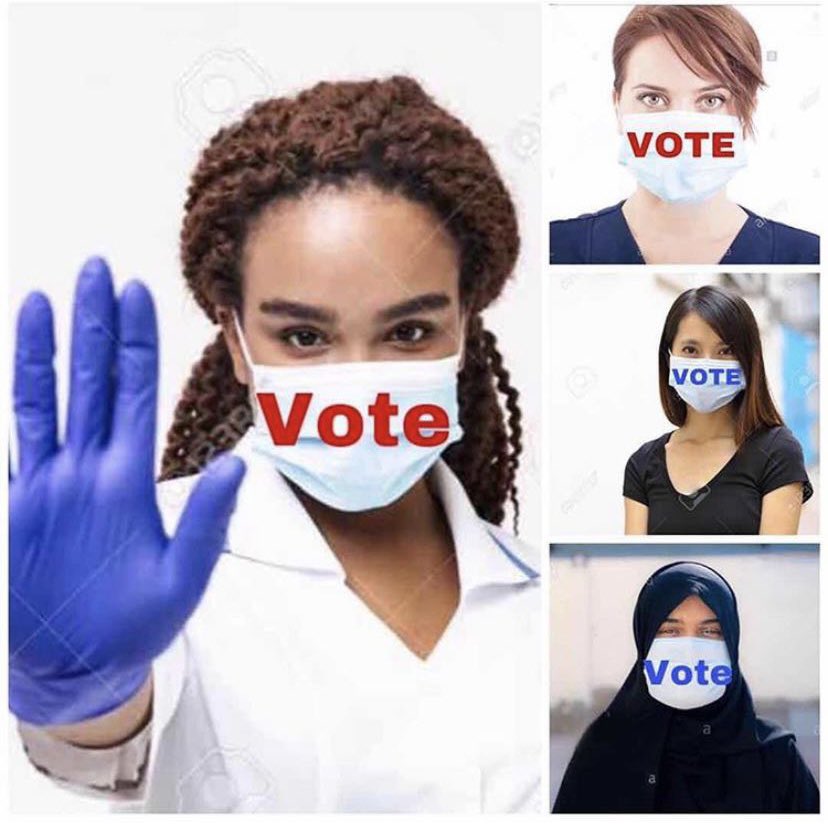 #Exercise Your #American #SuperPower 🇺🇸💪🏽 And #VOTE !!!... #Safely &amp; #ByAnyMeansNecessary !!!!