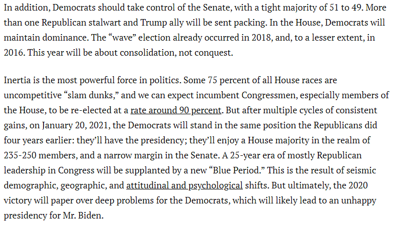 "multiple cycles of consistent gains"um, the Democrats took losses in 2010, 2014, 2016that's, what, two cycles of gains?