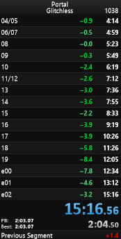 oops got glitchless wr