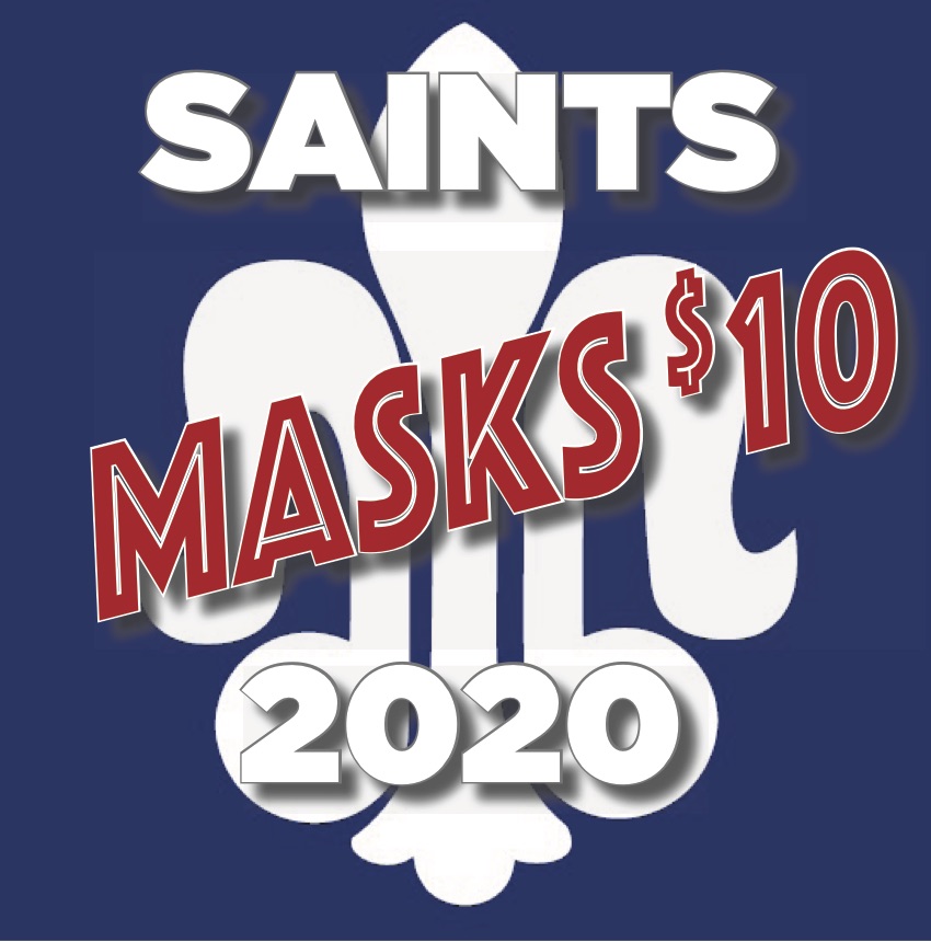 Heading to the Homecoming Football Game tonight? (Limited tickets.) Be sure to pick up a SAINTS MASK or a BOOSTER CLUB MEMBERSHIP between 6:30 and 7:30pm! Pay at the table or online at: stpeterboosterclub.org/become-a-membe…