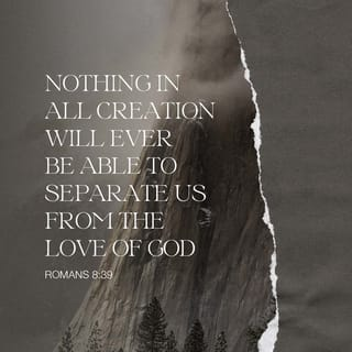 BeachcatTt's tweet photo. For I am convinced that neither death nor life, neither angels nor principalities, neither the present nor the future, nor any powers, neither height nor depth, nor anything else in all creation, will be able to separate us from the love of God that is in Christ Jesus our Lord.… https://t.co/vEkxqyy0bA
