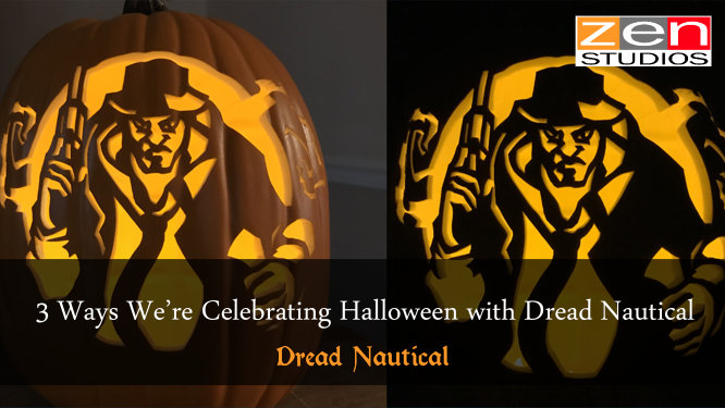 ZenIndies's tweet photo. This Halloween season we’re celebrating with the release of Dread Nautical on Steam, along with a pinball charity stream, and some really creatively creepy art! Find out more about our spooky festivities here: https://t.co/1jutSb3jj4 #spooky #DreadNautical #halloween https://t.co/dxvlW8aWOX