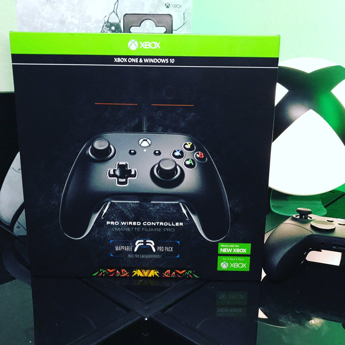 RaulMoralesII's tweet photo. Unboxing time hoy en el canal, gracias por su apoyo. #PowerA #PowerAFusionProWiredController #Xbox @xboxmexico #XboxMexico #MiCorazónEsVerde #EmbajadorXboxLatam #TJBANDSTAR69 https://t.co/KE8hXBQ9YG