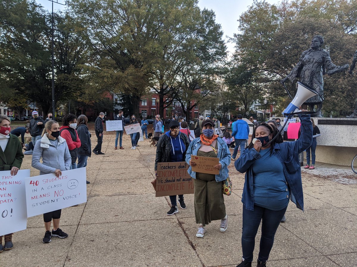 WTUTeacher's tweet photo. #OnlayWhenItsSafe in #Ward6 and across our city. https://t.co/wCsgCIaUPQ