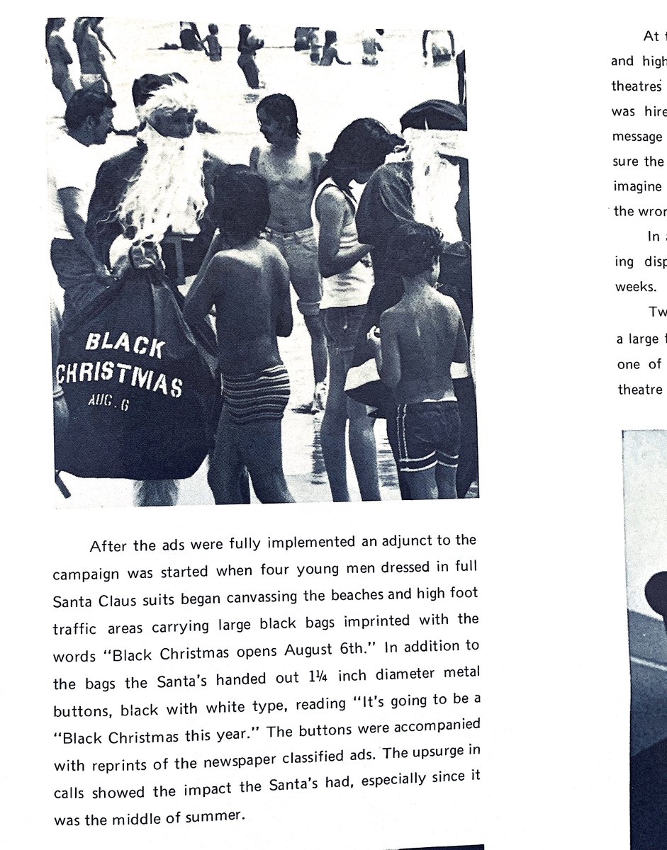 WCBallyoo's tweet photo. Excerpts from the original 1974 press book of Black Christmas: “Sell ‘Black Christmas’ With Proven Exploitation” @MikeVanderbilt @RifewithKatie #MBOHDrivein #SaveHalloween #Halloween #BlackChristmas #BobClark #horror #HorrorMovies #1970s #70shorror #exploitation https://t.co/UWd4hPGpFL