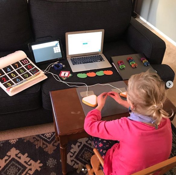 EasterSealsDFVR's tweet photo. As #AAC Awareness Month ends, this story from Anitra was a perfect example of the power of assistive communication. "My daughter’s teacher is making #remotelearning too fun! Miss E just requested math homework... at 4 pm! Very politely, I must say!" #augcomm #PODD #corescanner https://t.co/5KptWSaym5