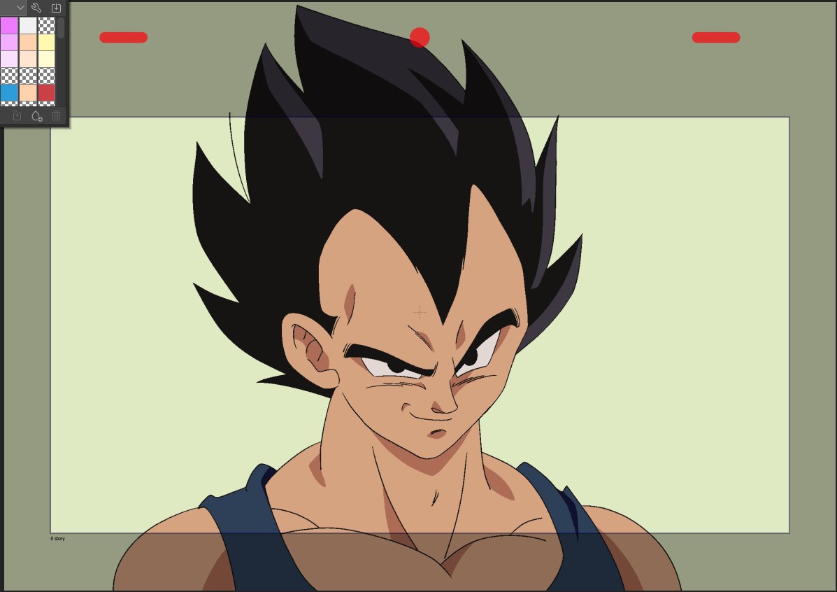Barkarott's tweet image. speaking of examples #vegeta filter example lol