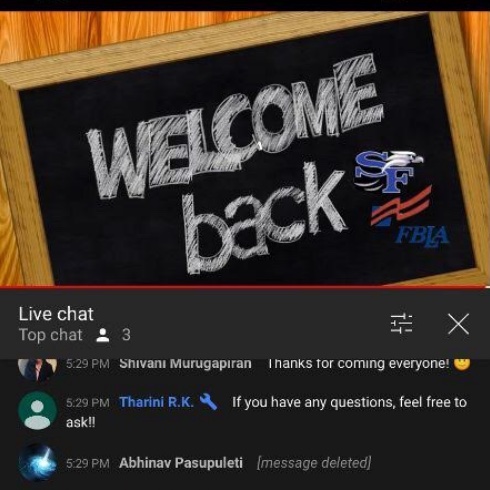 As the first semester is coming to a close, here is a short recap from SFHS FBLA!

As you may remember, the start of the 2020-2021 SFHS FBLA journey started with our kick-off meeting being live-streamed on our Youtube channel! #GAFBLA #GAFBLACOY