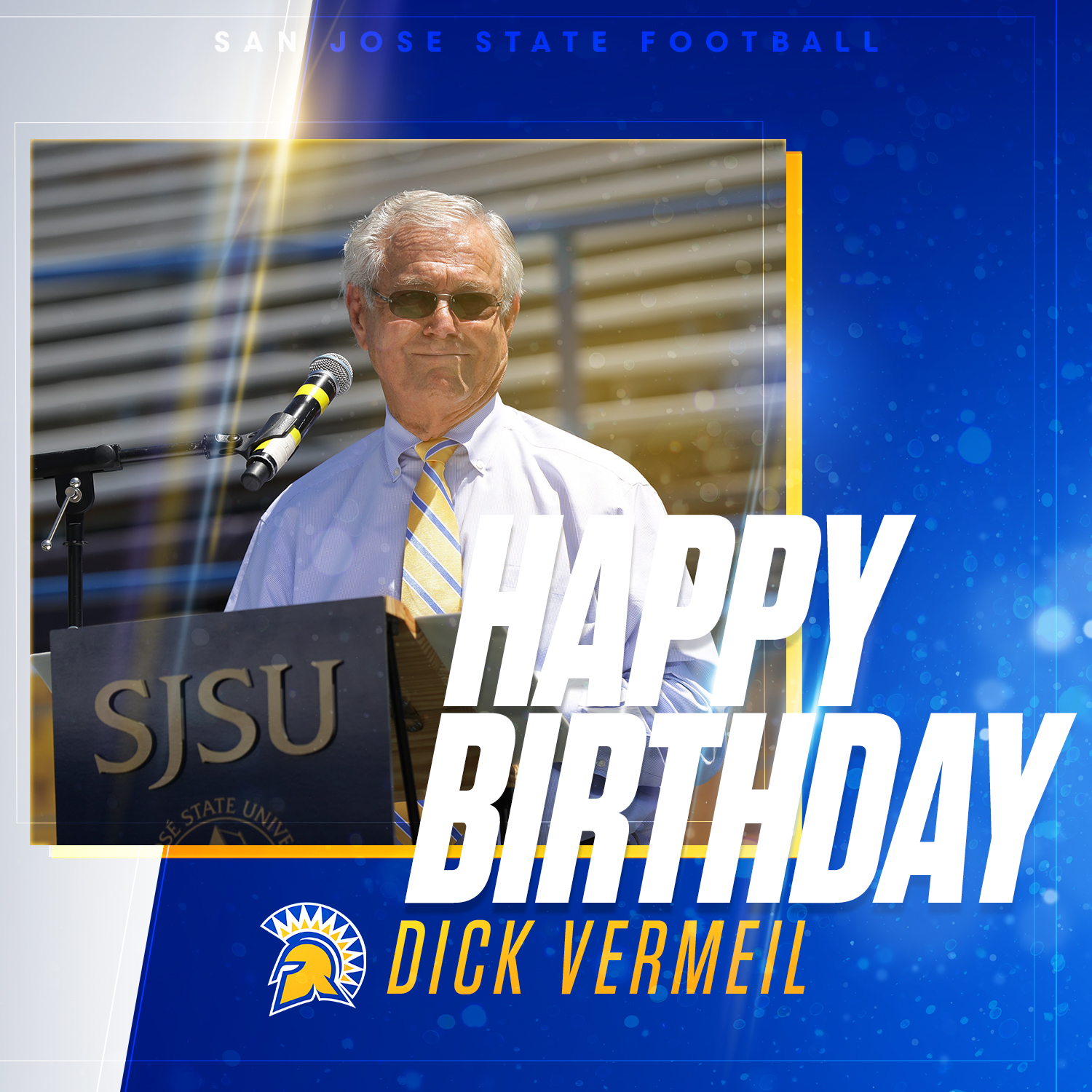 Happy birthday to San Jose State alum Dick Vermeil   