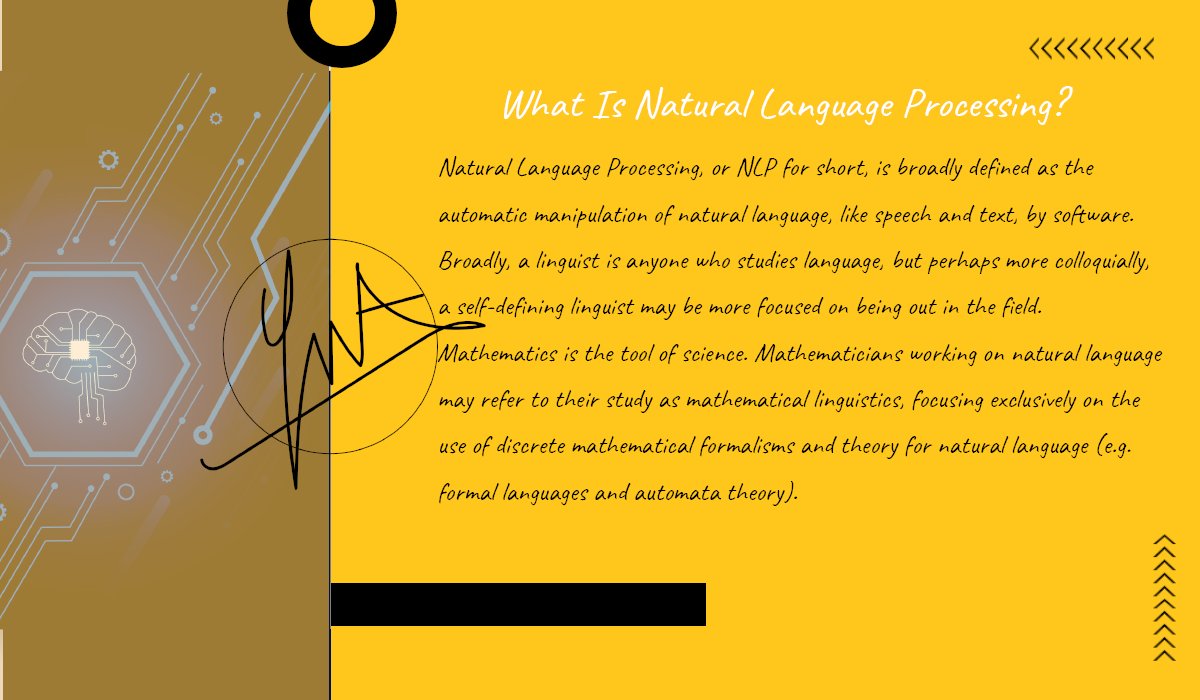 AMAnalytic's tweet image. What is Natural language processing (NLP)?
#NLp #Natural_language_processing #AI #ArtificialIntelligence #MachineLearning