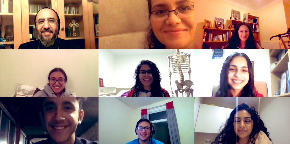 BishopAngaelos's tweet photo. Such a joy to be online with the wonderful young people of @St_Philopateer discussing Spiritual Endurance.

The spiritual journey is most certainly a marathon and not a sprint, with its breathtaking views and inspiring milestones along the way. https://t.co/WVHh3U9Dlj