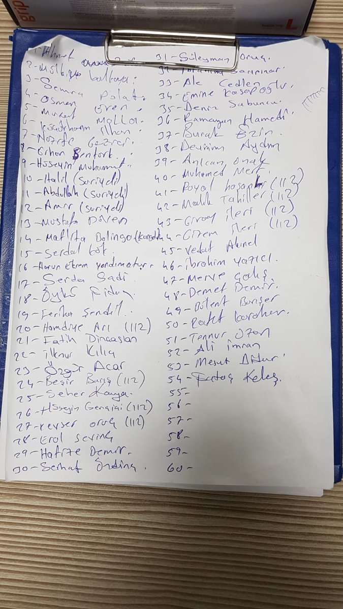 📢 #Deprem'de yaralananların isim listesi.

Yakınları ve ailelerine ulaşabilmesi için elden ele yayalım lütfen dostlar. 🙏
#izmir #depremizmir #depremiunutma