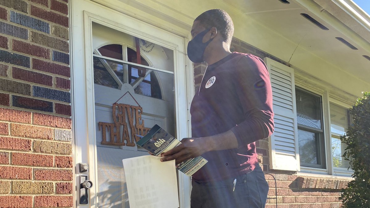 MoeBrownSC's tweet photo. We’re going to do this...

One door at a time.

One voice at a time. 

One voter at a time. https://t.co/OAZzvJy8iE